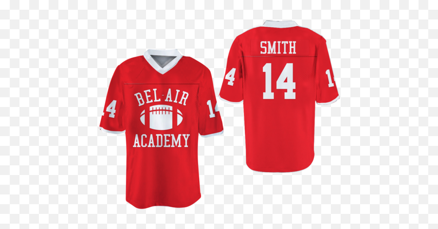 Fresh Prince Will Smith Bel - Air Academy Football Jersey Bella And The ...