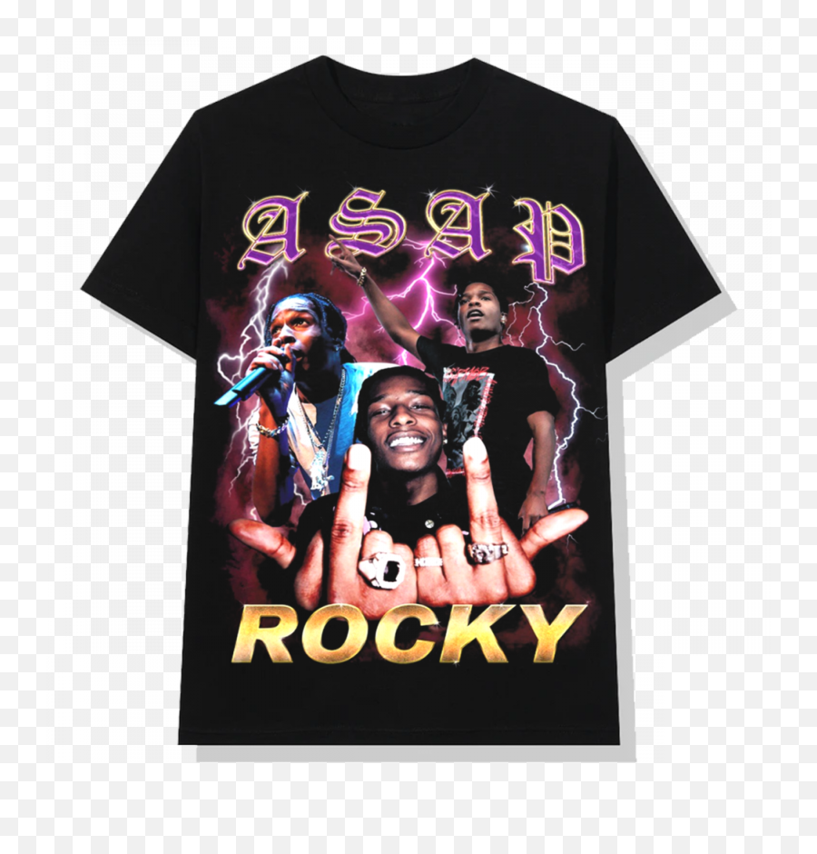 T Shirt Retro 90s Asap Rocky - Asap Rocky T Png,Asap Rocky Logo
