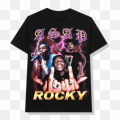 T Shirt Retro 90s Asap Rocky - Asap Rocky T Png,Asap Rocky Logo