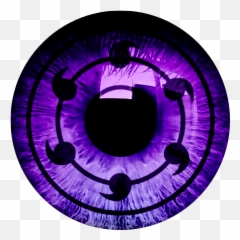 Rinnegan Naruto Purpleeye Sticker By - Rinnegan Sharingan Eyes Transparent png