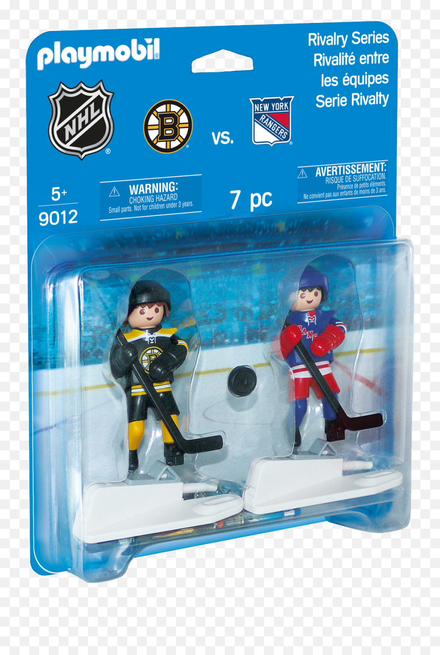 Nhl Blister Boston Bruins Vs New York Rangers - 9012 Playmobil 9012 Png,New York Rangers Logo Png