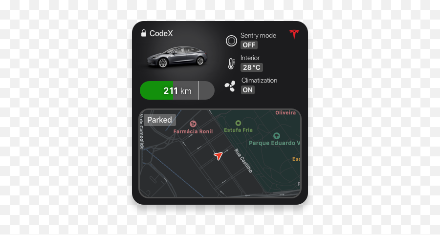 A New Concept For The Tesla Widget Next Ios Version - Language Png,Car Battery Icon