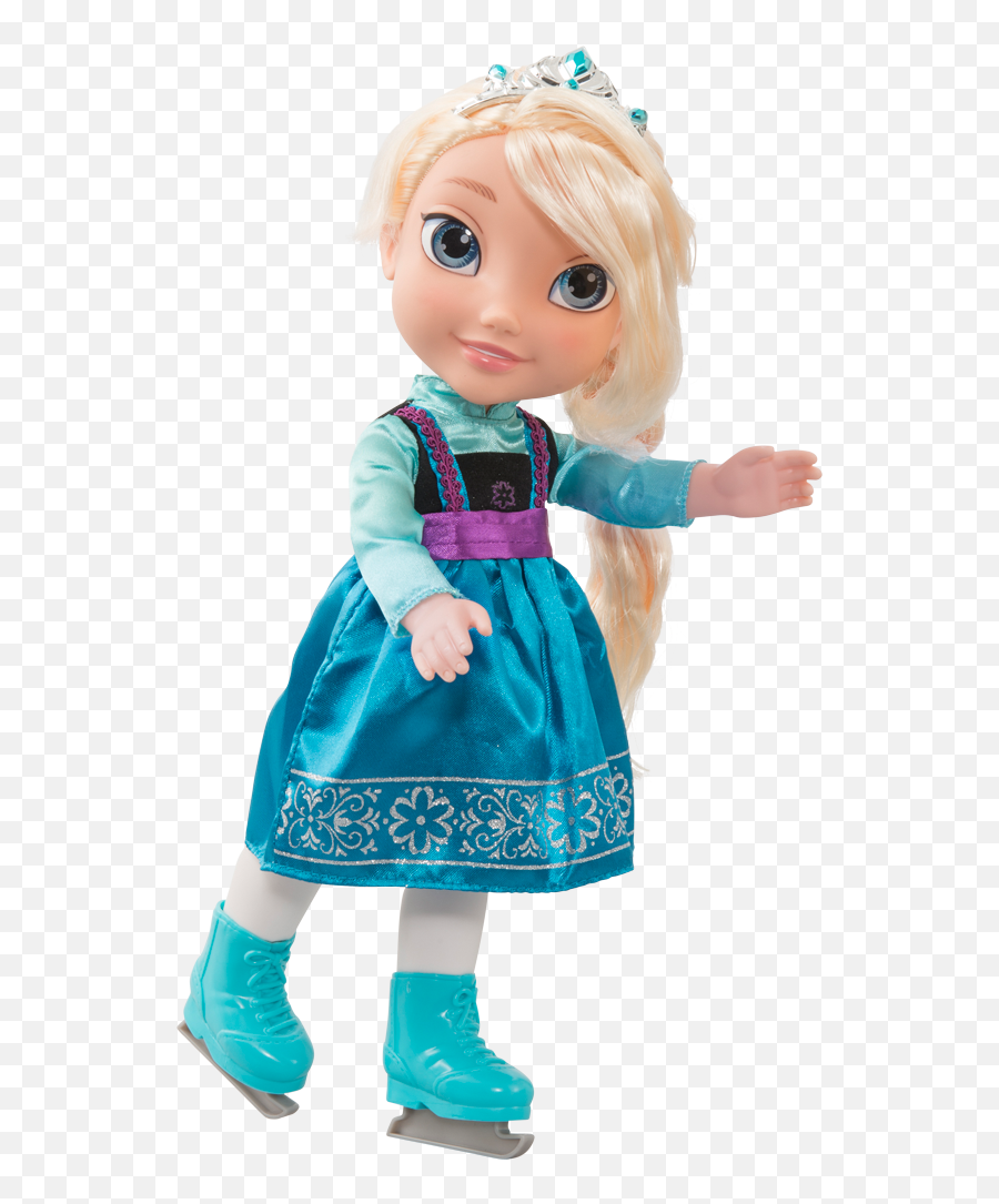 Frozen Elsa With Skates Large Doll - Elsa Toy Clipart Png,Doll Png