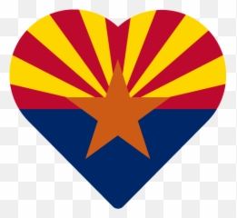Vector Country Flag Of Arizona - Vertical png