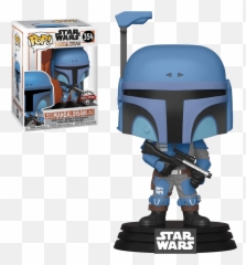 Pop Star Wars The Mandalorian 354 Death Watch Two Stripes - png