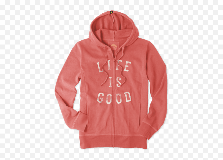 Life Is Good Zip Hoodie Womenu0027s - Hooded Png,Nike Sb Icon Full Zip Hoodie