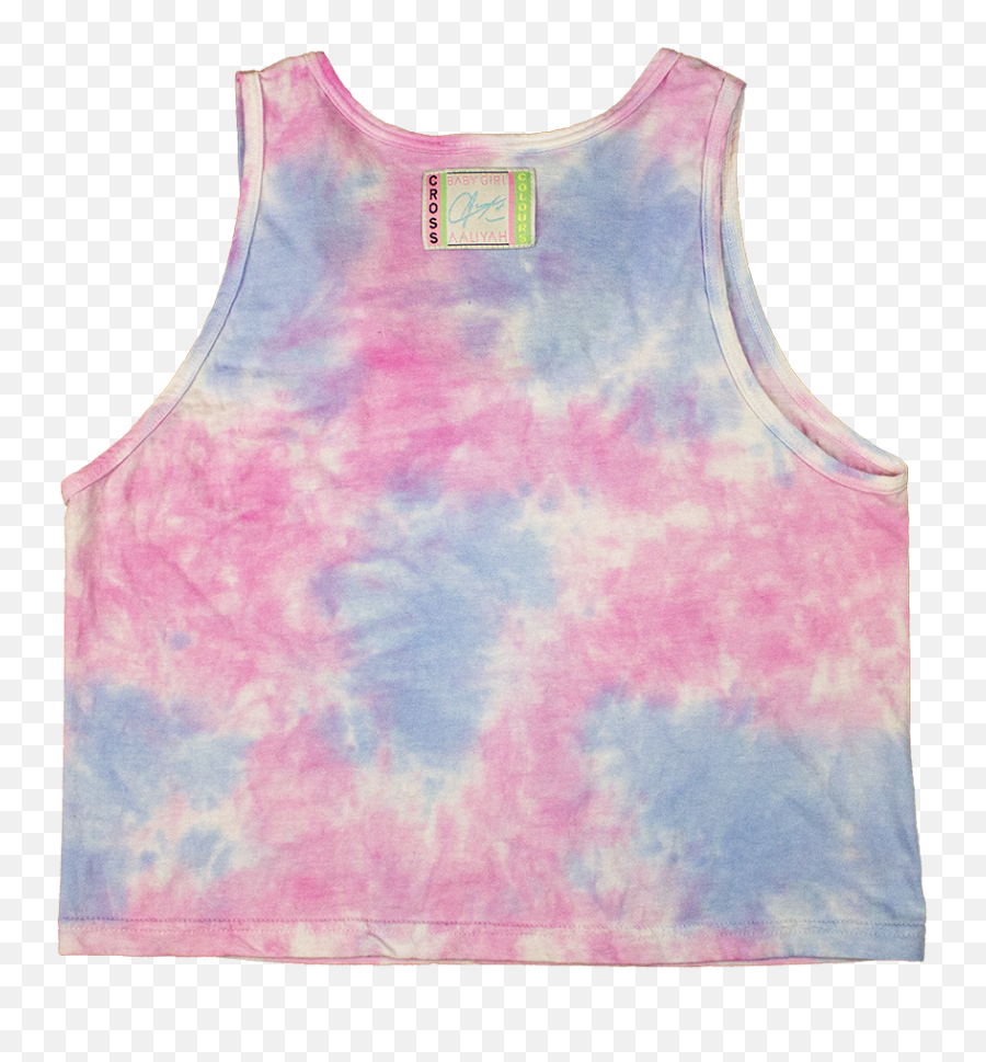 Cross Colours Aaliyah Baby Girl Crop Tank - Tie Dye Sleeveless Png,Vault Girl Icon