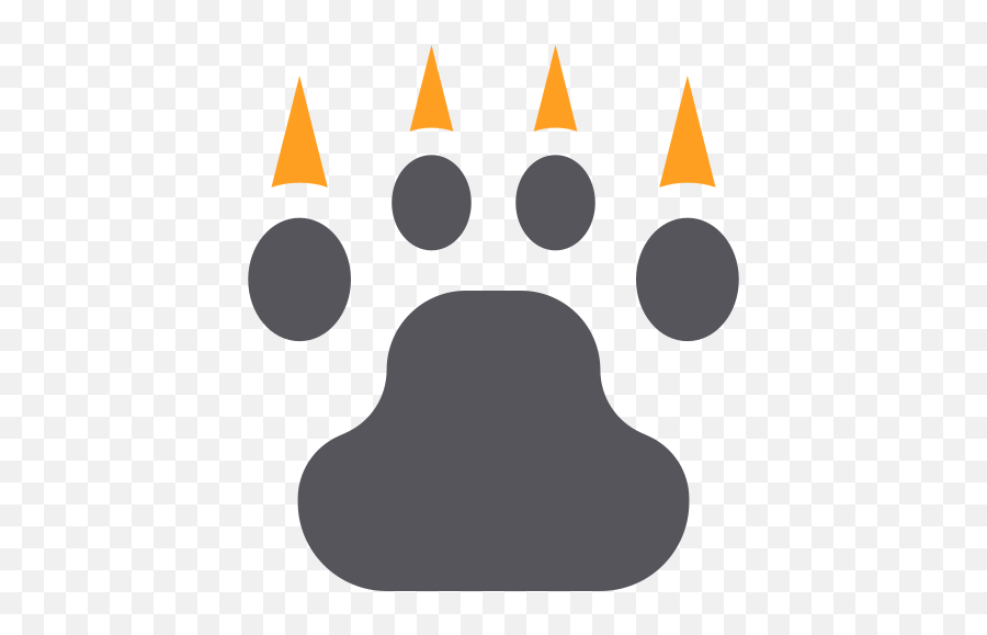Bear Paw - Free Animals Icons Pet Store Png,Wolf Paw Icon