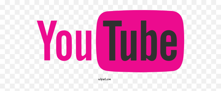 Icons Logo Font Pink M For Youtube Icon - Youtube Icon Youtube Black Png,Youtube Icon Picture