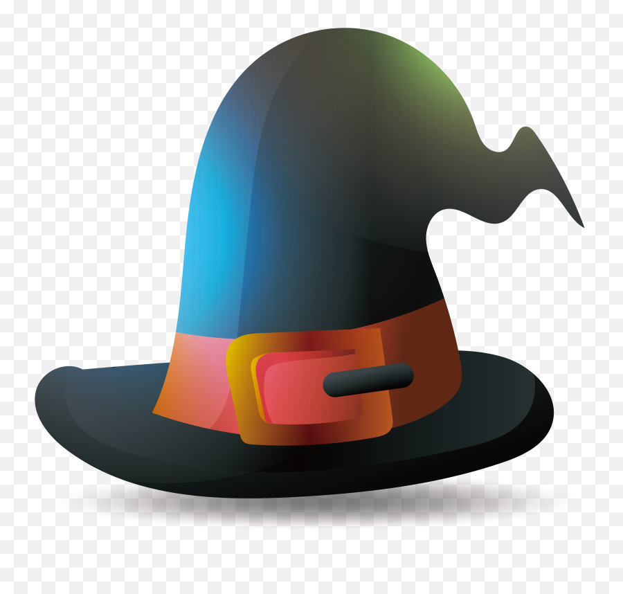 Witch Hat Designer - Black Wizard Hat Png Download 4791,Wizard Icon Free