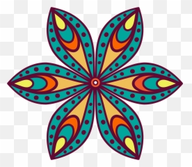 Mandala Sun Catchers Window Stickers - Silhouette Flower png