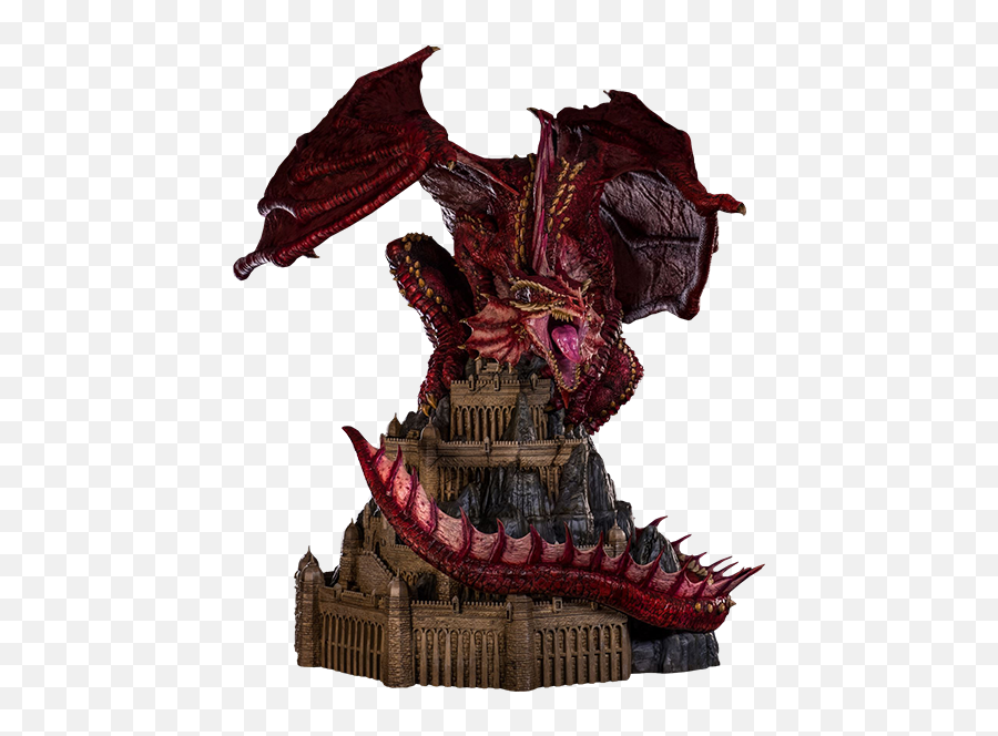 Dungeons And Dragons Klauth Red Dragon Opened Wing Statue By - Dungeon And Dragons Figurines Dragons Png,Red Dragon Png
