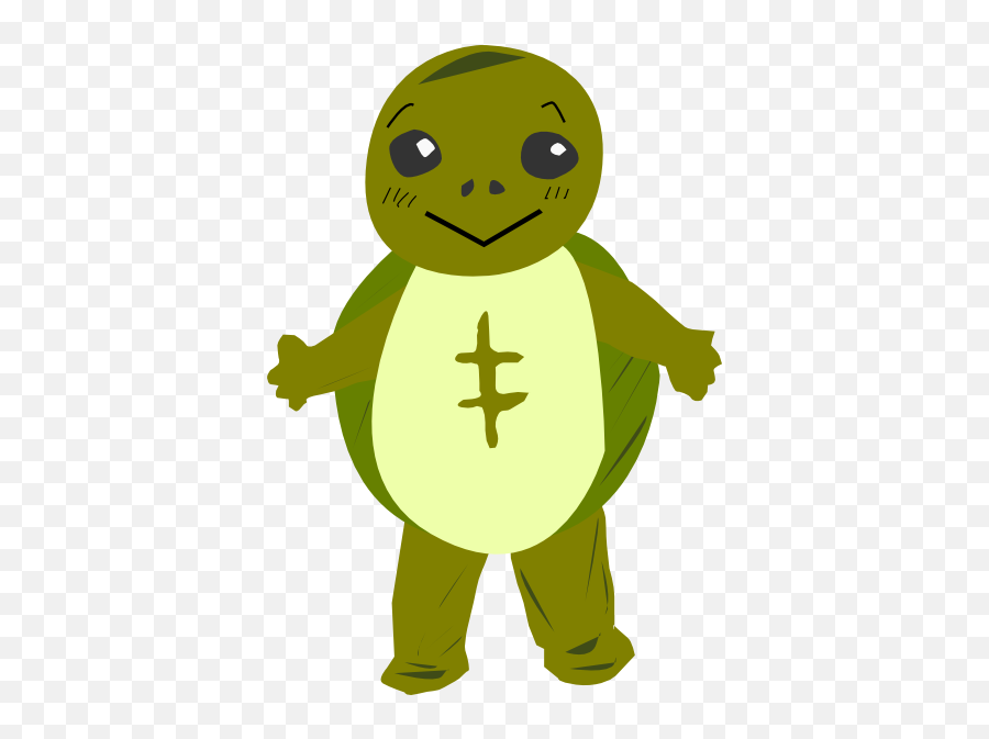 Turtle Character Clip Art - Turtle Clip Art Png,Cute Turtle Png