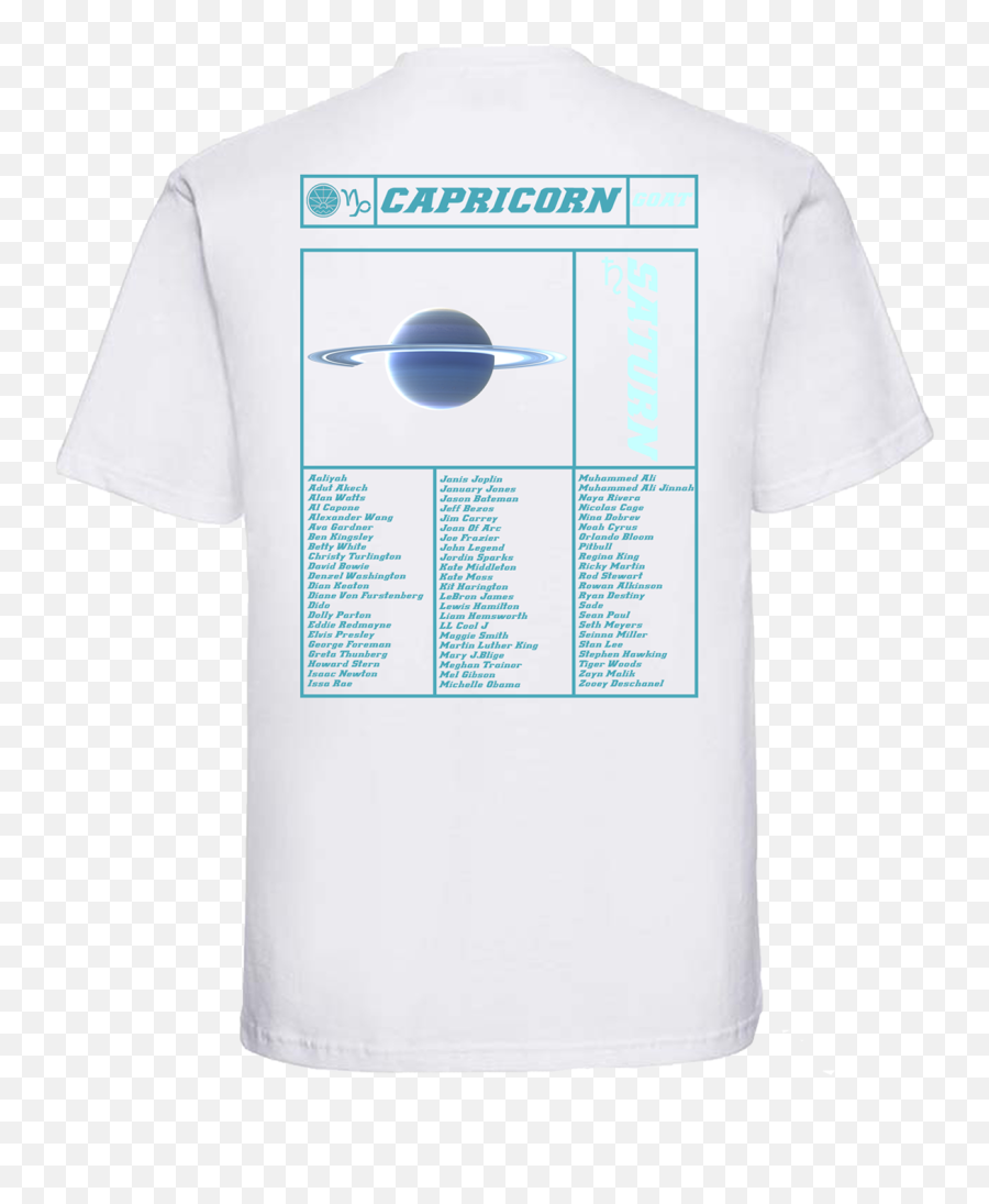 Capricorn Icon T - Shirt U2013 Dawn Of Aquarius Short Sleeve Png,Capricorn Icon