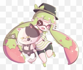 Download Hd Preview Art - Cute Inkling Girl Transparent Inklings Splatoon 2 png