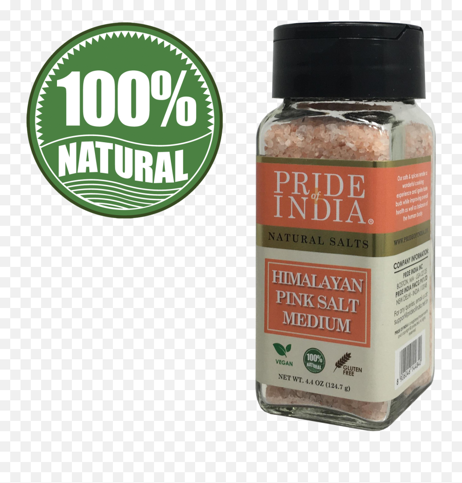 Himalayan Pink Rock Salt - Medium Grind Pride Of India Seasoning Png,Transparent Gluten And Veganfree Icon