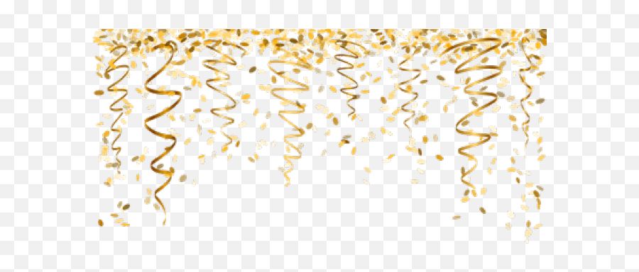 New Years Clip Art Png - Clipart Wallpaper Blink Falling Confetti Gold,Gold Confetti Png
