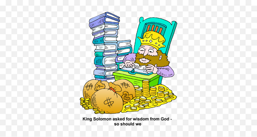 Image King Solomon With A Pile Of Money 1672273 - Png King With Money Cartoon,Stack Of Money Png