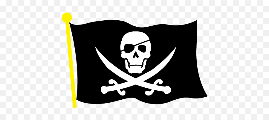 Pirate Flag Library Black And White - Calico Jack Pirate Flag Png,Pirate Flag Png