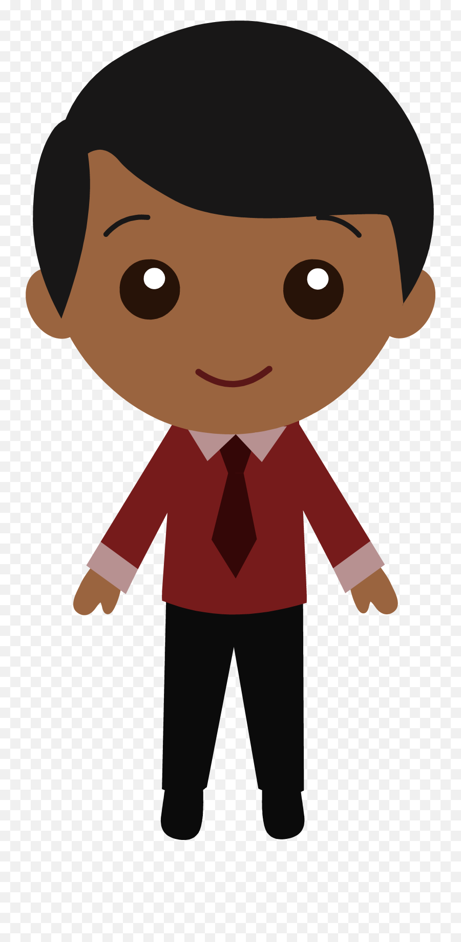Download Black People Cliparts - Boy Png Png Image With No Brown Boy Clipart Png,People Clipart Png