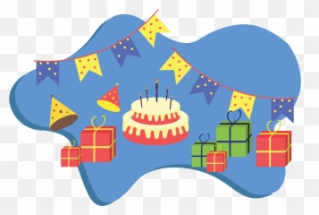 Birthday Party Illustration By Harshita Prakash Dribbble - Clip Art png