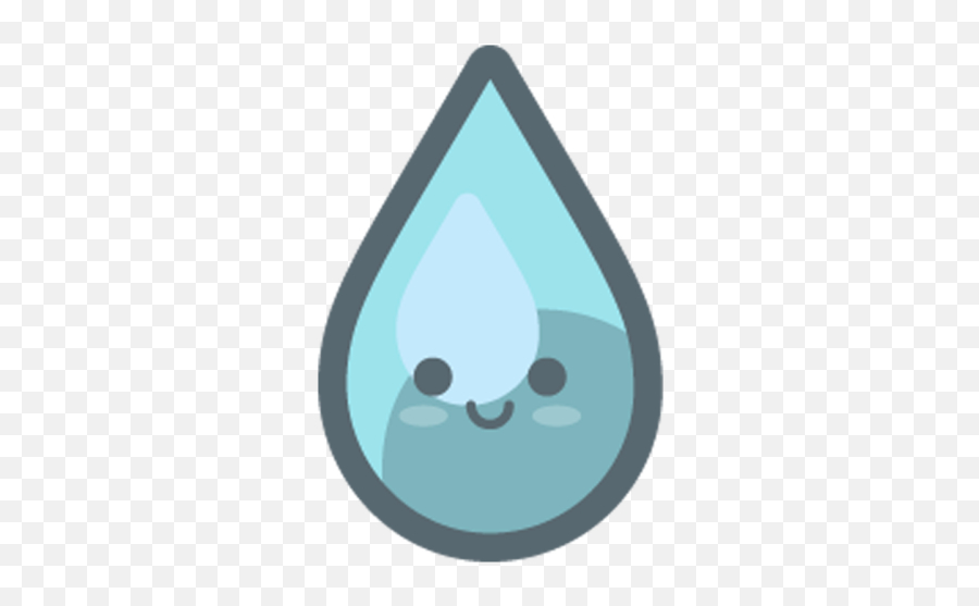 Cute Water Drop Clipart - Cute Water Drop Png,Water Clipart Transparent