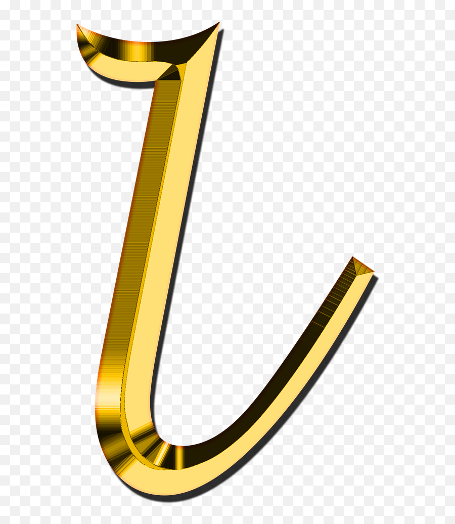 L Letter Png Transparent Images - Gold Letter L Png,L Png