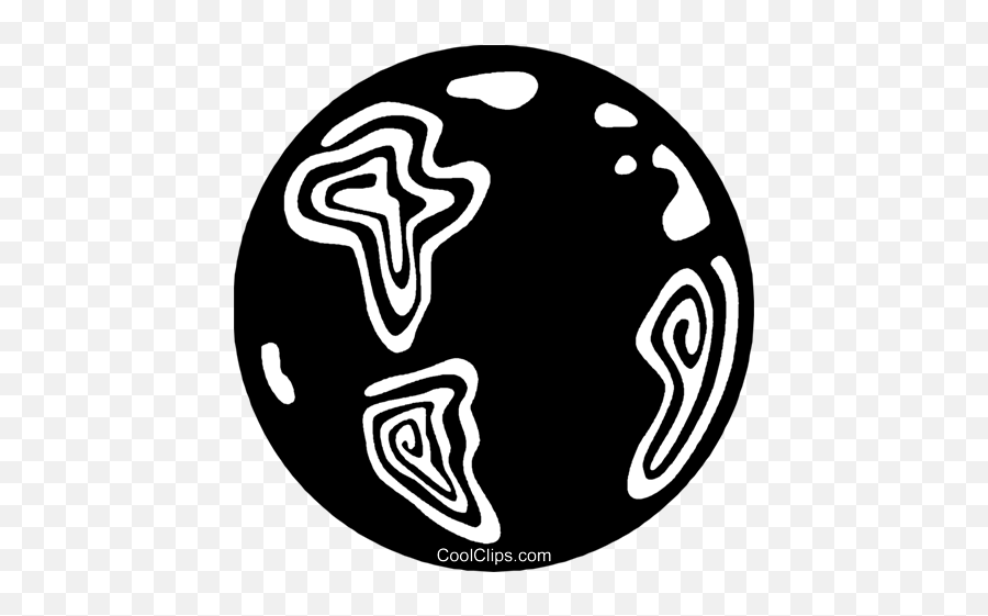Planet Earth Royalty Free Vector Clip Art Illustration - Emblem Png,Planet Clipart Png