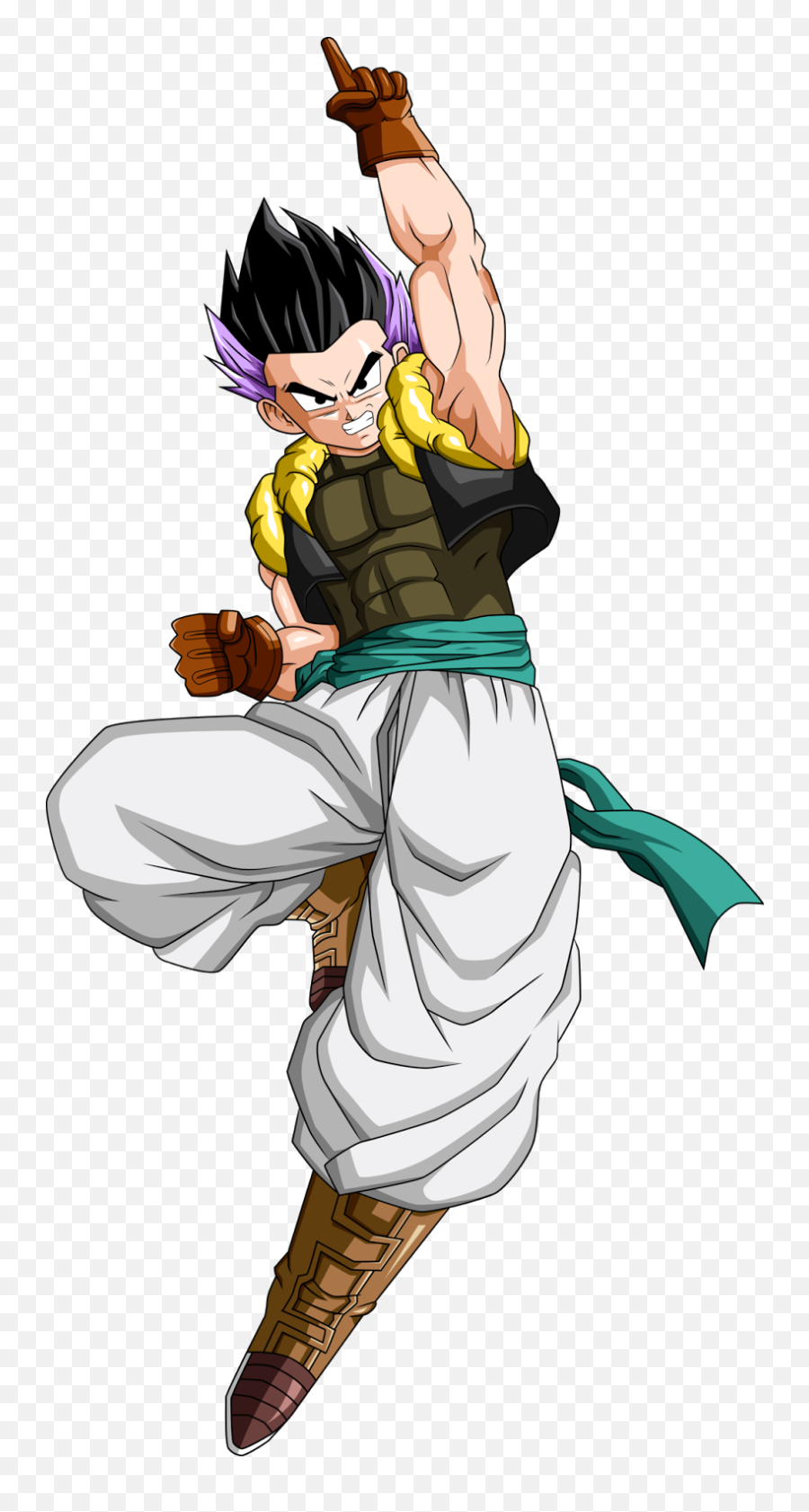 Dragon Ball Z Gotenks Grande Png Image - Gotenks Adulto,Gotenks Png