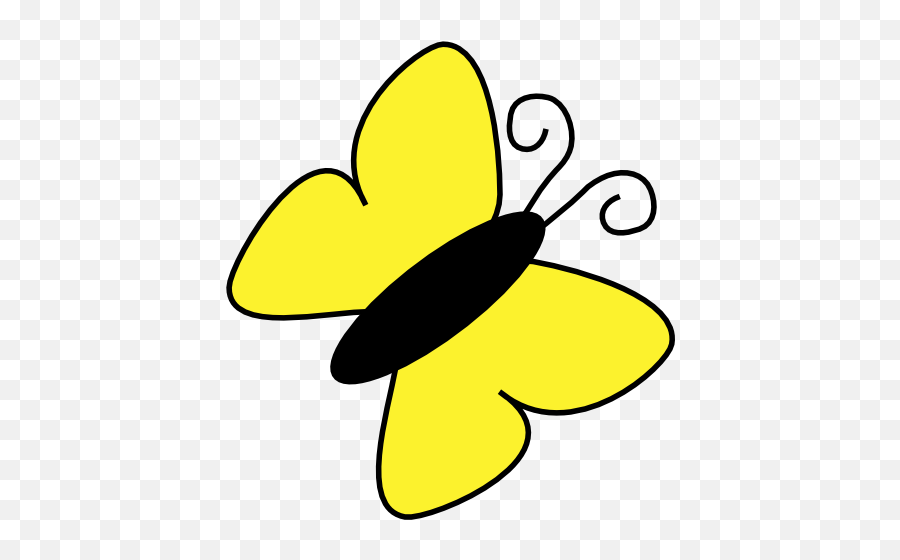 Butterfly Yellow Clipart Png - Free Clip Art Butterfly,Yellow Butterfly Png