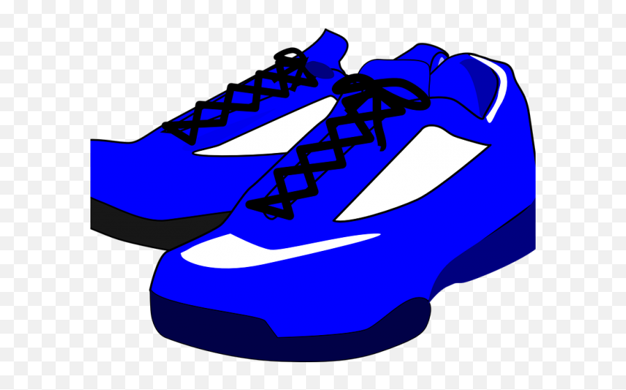 Clipart Shoes Kid Shoe Transparent - Blue Shoes Clipart Png,Adidas Logo Transparent Background
