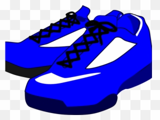 Clipart Shoes Kid Transparent - Blue Shoes png