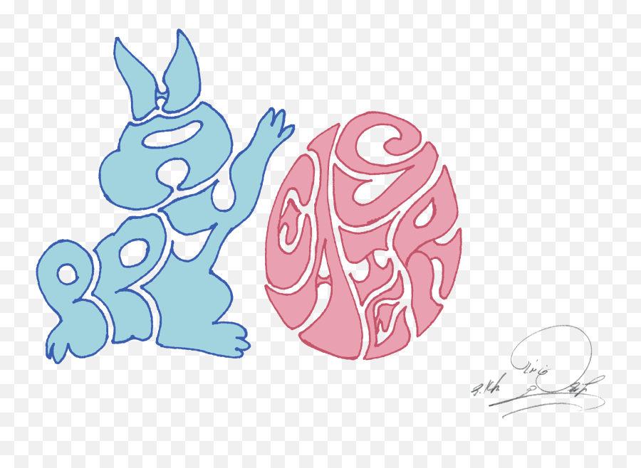 Download Happy Easter Bunny Egg - Cartoon Png,Happy Easter Png
