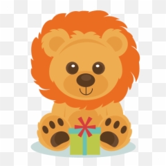 Birthday Lion Svg Scrapbook Cut File Cute Clipart Files For - Baby Cartoon png