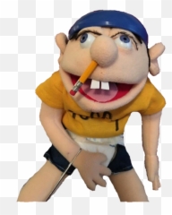 Jeffy Png 7 Image - Puppet With Pencil Up His Nose,Jeffy Png