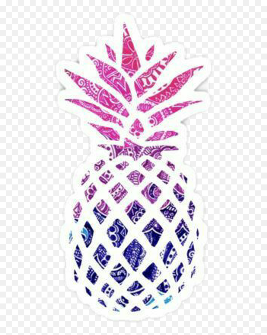 Download Hd Piña Png Transparent - Pineapple Cross Stitch Pattern,Piña Png