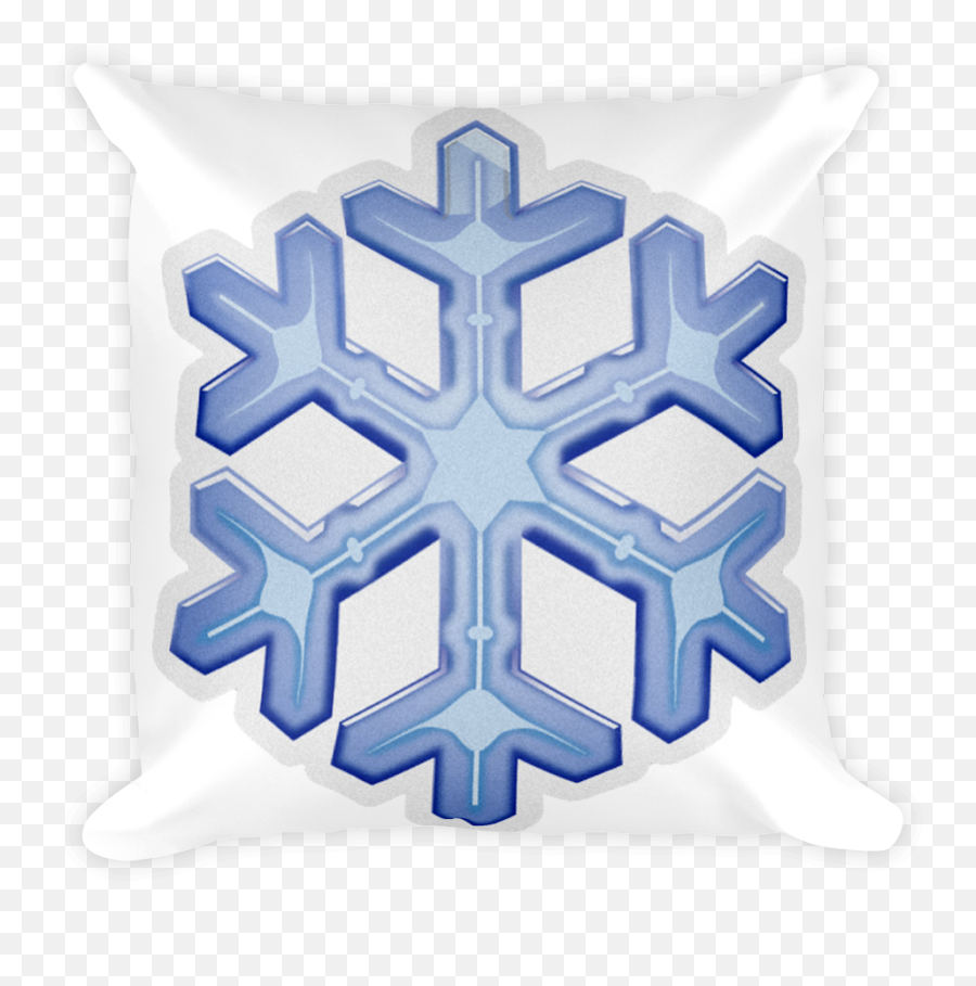 Download Emoji Pillow - Snowflake Sticker Png,Snowflake Emoji Png