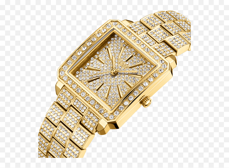 Cristal Square J6386a - Gold Diamond Square Watch Png,Diamon Png