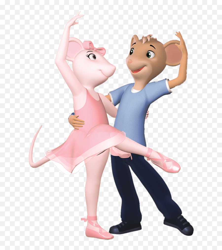 Angelina And Marco Dancing Transparent - Angelina Ballerina Y Marco Png,Marco Png