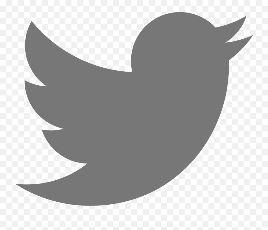 Twitter Grey Logo Png - Red Twitter Logo No Background,Twitter Logo Png