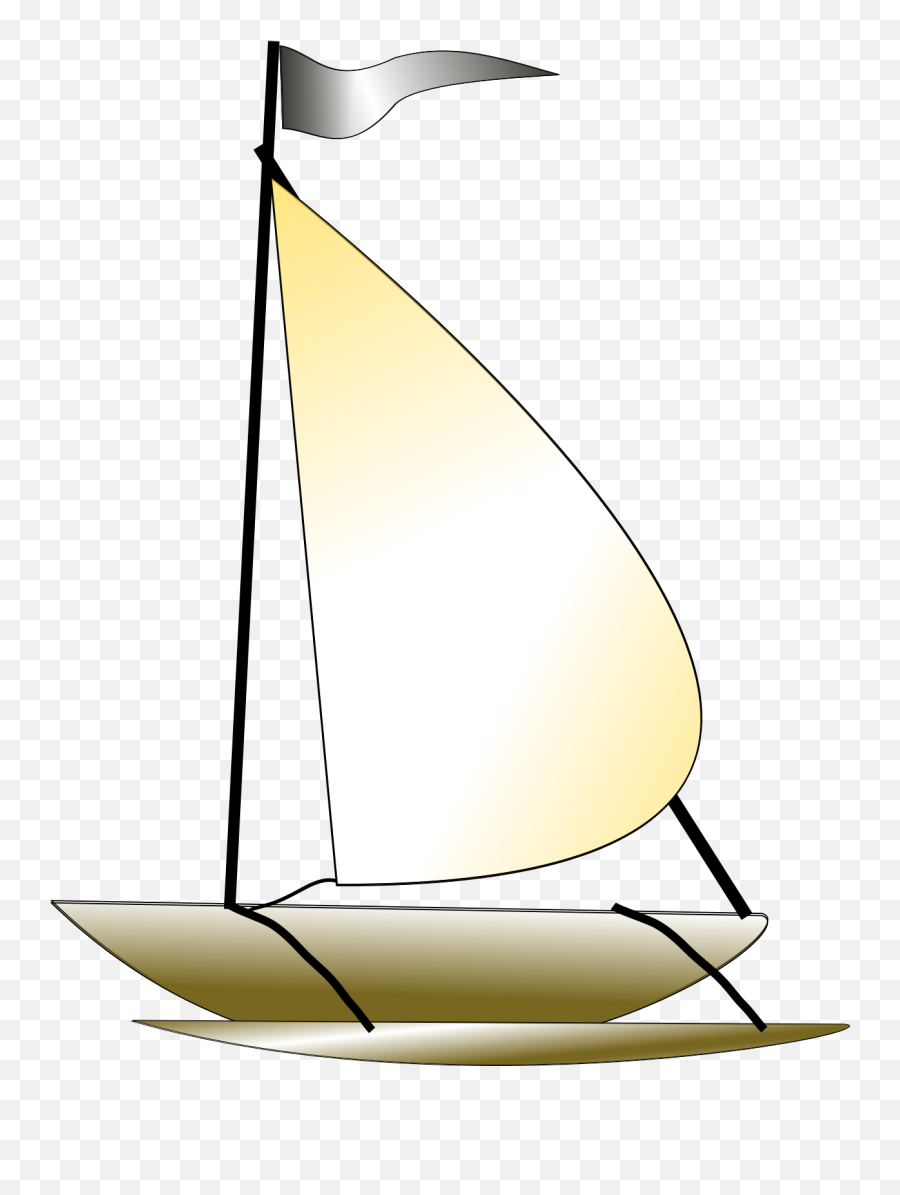 Sailing Boat Svg Vector Clip Art - Svg Clipart Sail Png,Boat Transparent