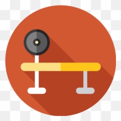 Bench Gym Png Icon 2 - Png Repo Free Png Icons Circle,Gym Png