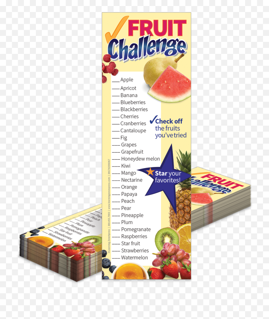 Star Fruit Png - Fruit And Veggie Challenge Bookmarks Fruit And Veggie Challenge,Veggie Png
