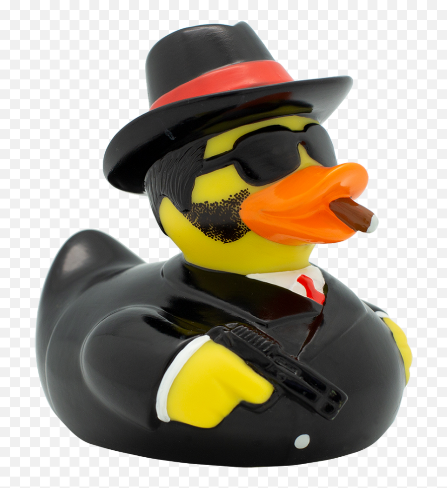 Rubber Duck With Gun Hd Png Download - Al Capone Duck,Rubber Ducky Png