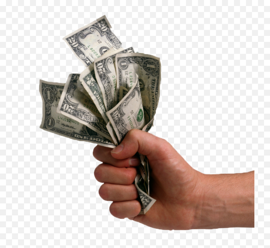 Portable Network Graphics Clip Art - Hand Holding Money Png,Raining Money Transparent