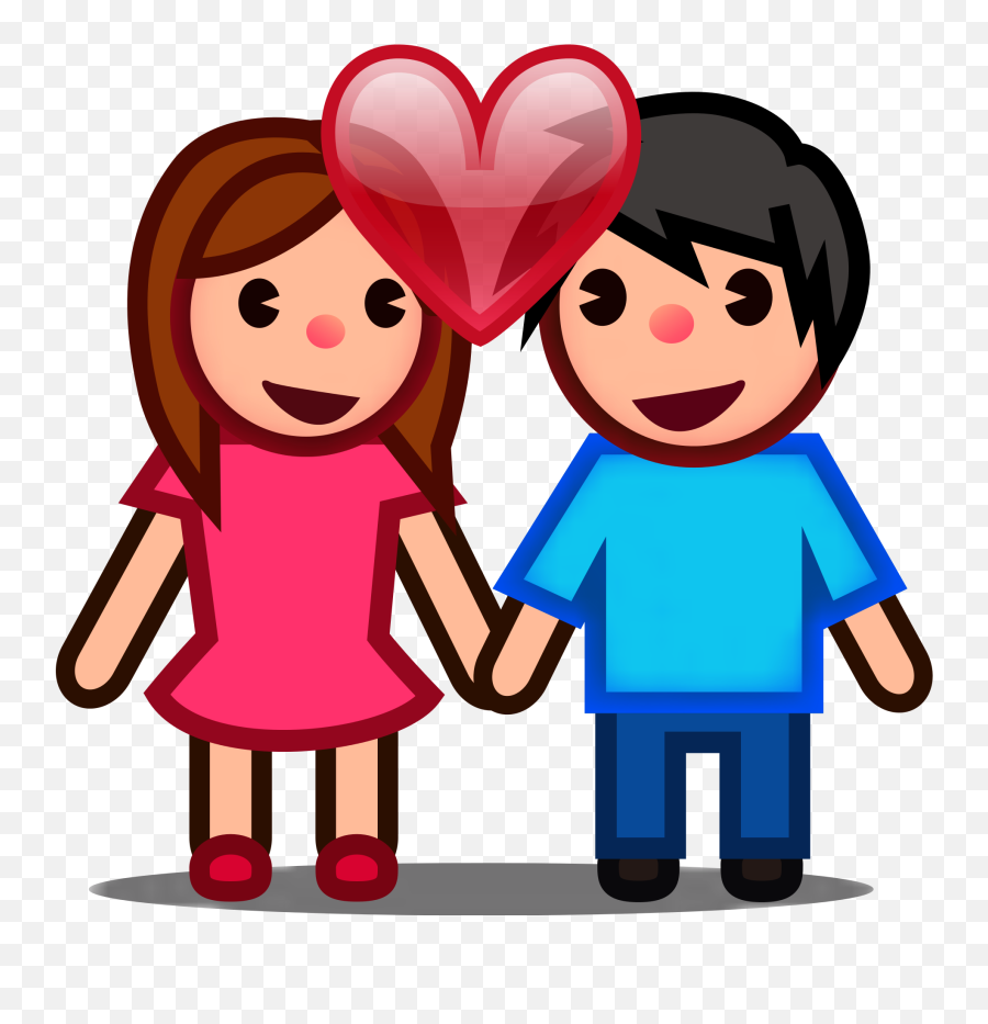 Peo - Couple In Love Couple Emoji Png Clipart Full Size Couple Emoji Png,Couples Png