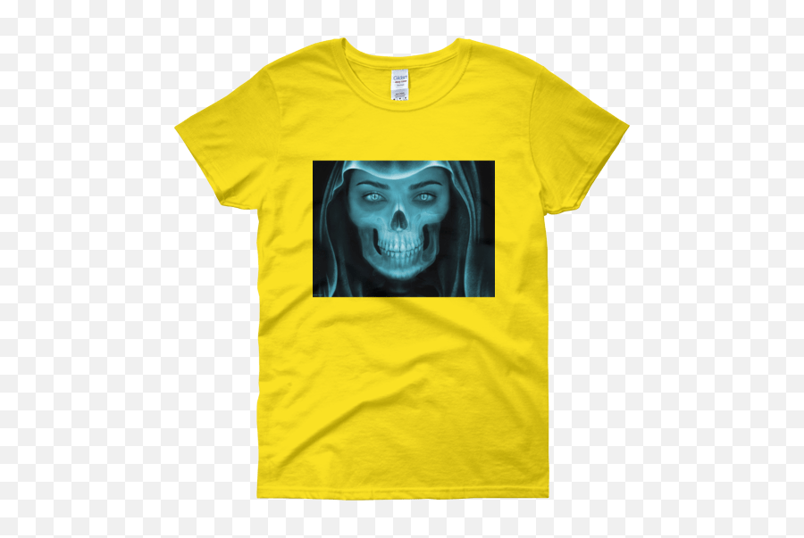 Download Skull Face X Ray Womenu0027s T Shirt - Shirt Full Light Pink Shirt With White Writing Png,Skull Face Png