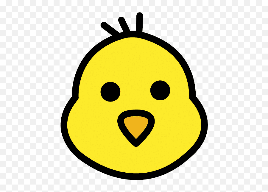 Baby Chick Emoji Clipart Free Download Transparent Png - Kylling Smiley,Baby Chick Png