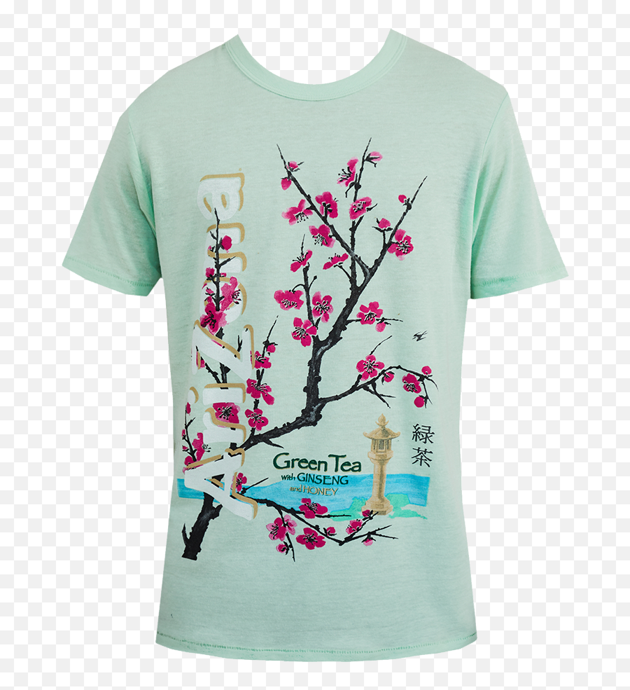 Vintage T - Shirt Cherry Blossom Arizona Green Tea Png,Cherry Tree Png