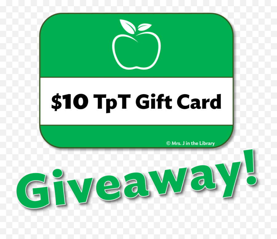 Tpt Giveaway And Cyber Monday Sales Mrs J In The Library - Tpt Gift Card Giveaway Png,Cyber Monday Png